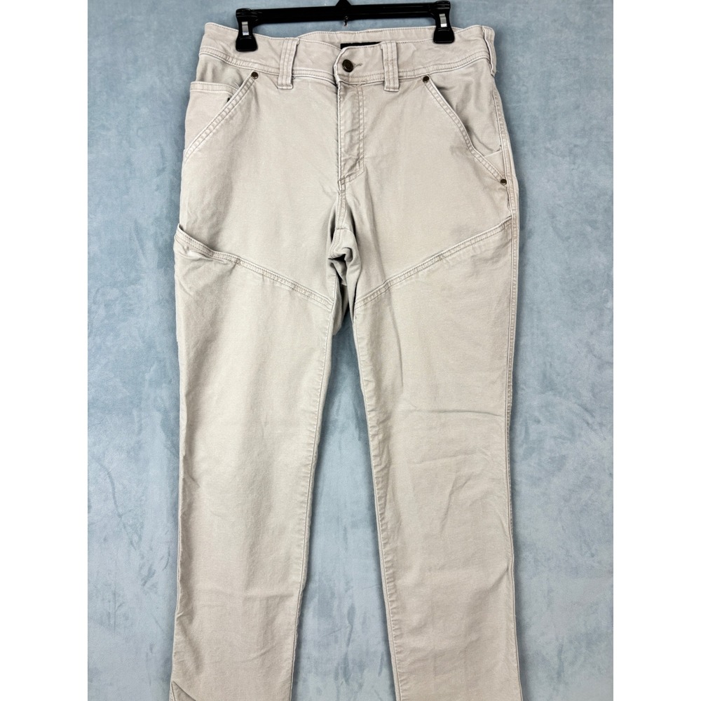 5.11 Tactical Mens Khaki Tan Utility Cargo Work Pants 32x34 Cotton Blend